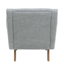 Wohnen Design Sessel in Hellgrau - Crutina