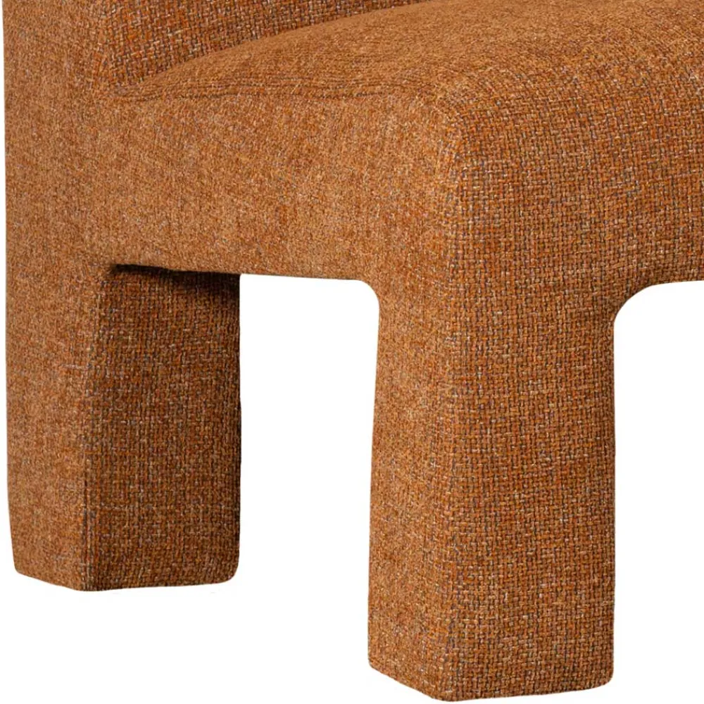 Wohnen Designermöbel*Design Sessel in Ocker meliert - Serasmus