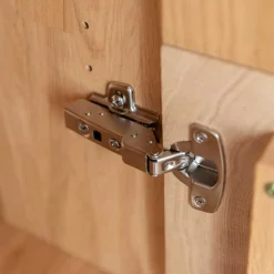 Wohnen Design Sideboard aus Eiche und Glas - Masicuri