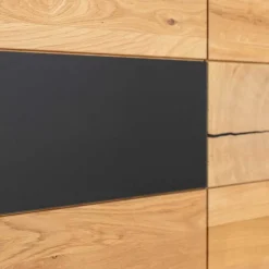 Wohnen Design Sideboard aus Eiche und Glas - Masicuri