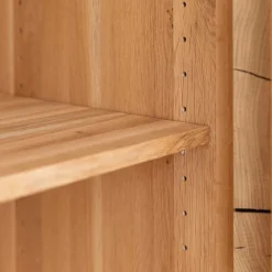 Wohnen Design Sideboard aus Eiche und Glas - Masicuri