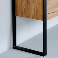 Wohnen Schwarze Möbel|Sideboards & Kommoden*Design Sideboard in Eiche Optik - Ilvensa