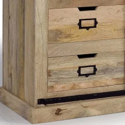 Wohnen Design Sideboard mit Glas Schiebetüren - Draschna