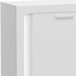 Wohnen Design Sideboard mit LED in Weiß Hochglanz - Gomata