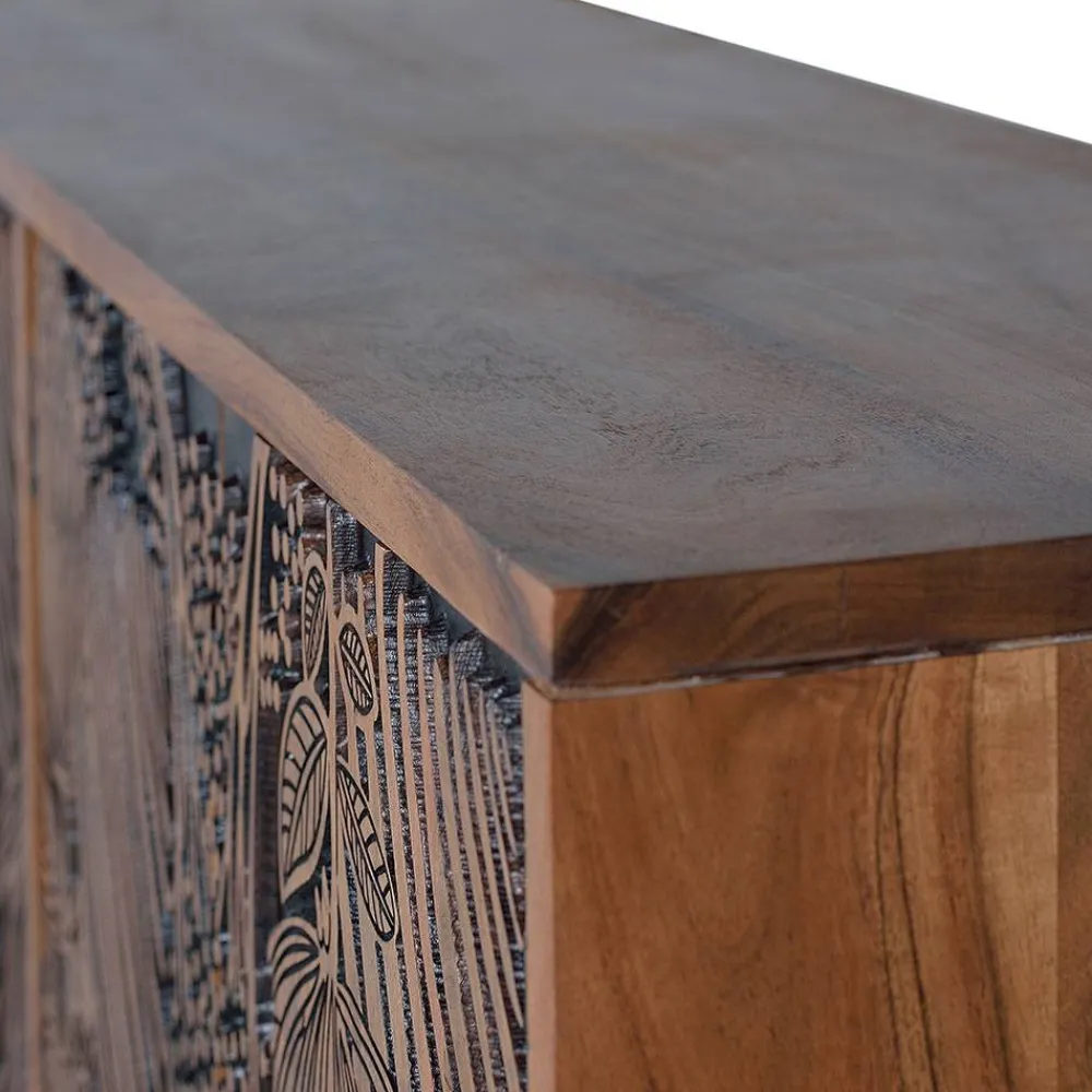 Wohnen Design Sideboard mit Schnitzerei und Lack - Marcel