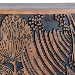 Wohnen Design Sideboard mit Schnitzerei und Lack - Marcel