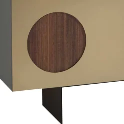 Wohnen Design Sideboard mit Spiegelglas in Bronze - Fino