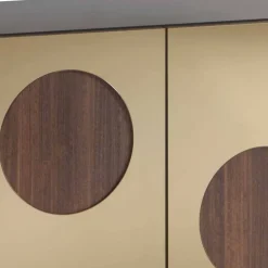 Wohnen Design Sideboard mit Spiegelglas in Bronze - Fino