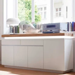 Wohnen Design Sideboard Zelda mit Beleuchtung