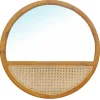 Wohnen Rattanmöbel|Spiegel*Design Spiegel aus Teak & Rattan - Vilrada