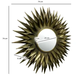 Wohnen Design Spiegel in Sonnen-Optik - Percos