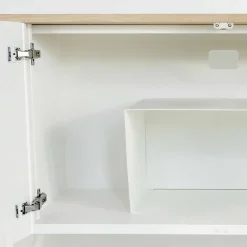 Wohnen Design Stahl Sideboard in Weiß - Yunike