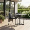 Wohnen Korbmöbel|Gartenstühle*Design Stapelstühle in Schwarz - Live (4er Set)