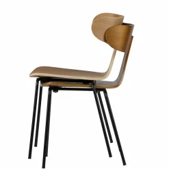 Wohnen Design Stapelstuhl Set Gregoriana aus Schichtholz Esche (2er Set)