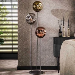 Wohnen Lampen & Leuchten*Design Stehleuchte mit drei Glas Kugelschirmen - Oline