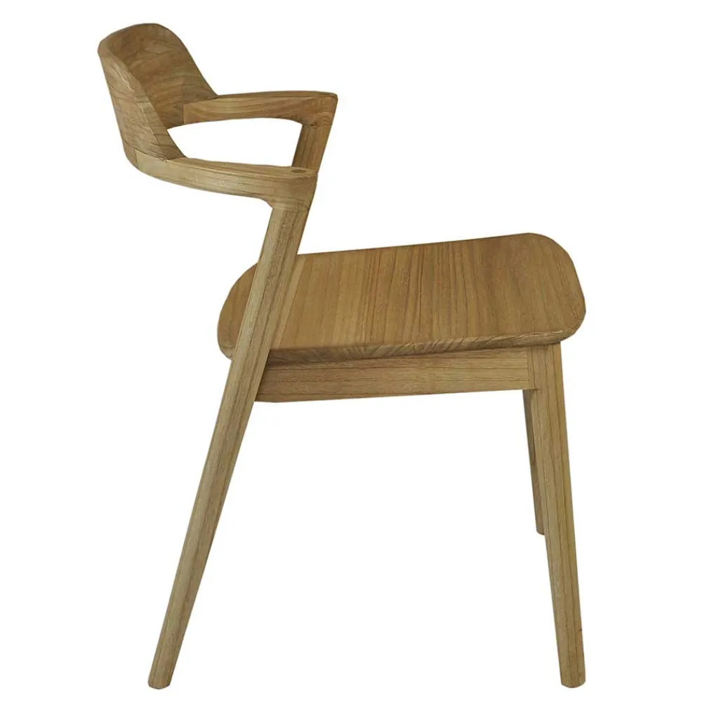 Wohnen Design Stuhl aus Sungkai Holz - Bottaro