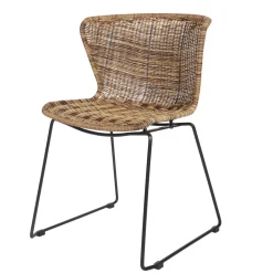 Wohnen Rattanmöbel*Design Stuhl Mevrinus aus Polyrattan (2er Set)