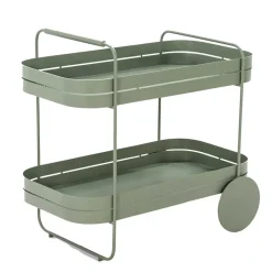 Wohnen Design Teewagen in Graugrün - Ben