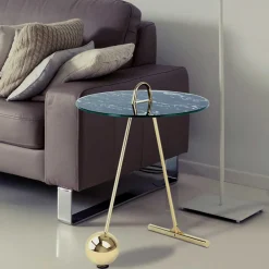 Wohnen Design Tischchen in Schwarz & Gold - Chiceria