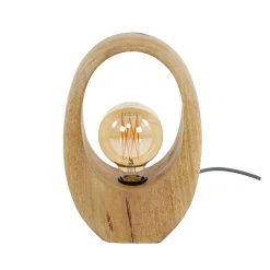 Wohnen Design Tischleuchte aus Mangobaum - Vakanza