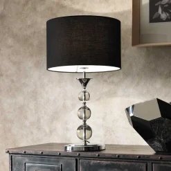 Wohnen Design Tischleuchte Culvanella aus Glas und Metall