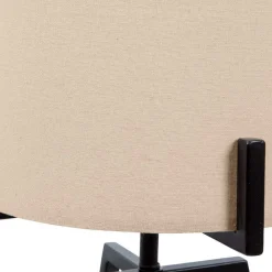 Wohnen Design Tischleuchten in Beige Stoff - Megana (2er Set)