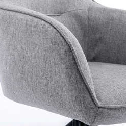 Wohnen Design Tischsessel drehbar in Grau - Fiorenca (2er Set)