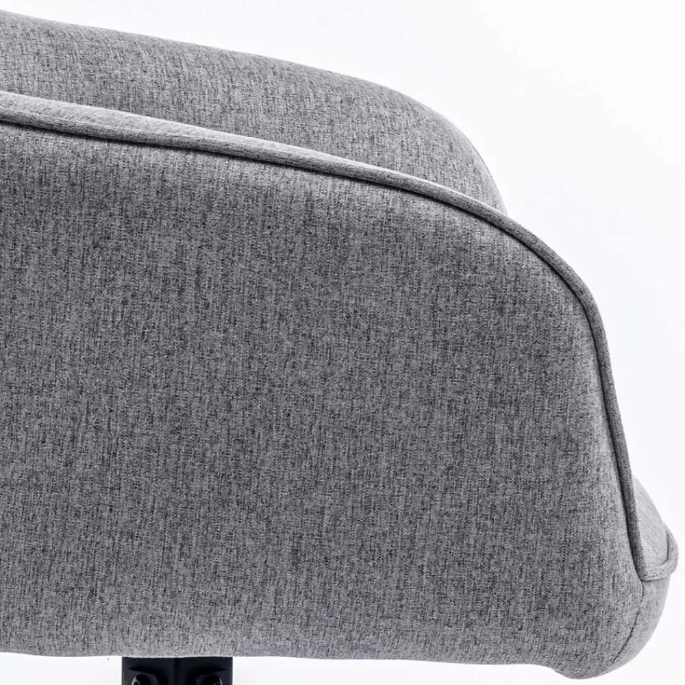 Wohnen Design Tischsessel drehbar in Grau - Fiorenca (2er Set)