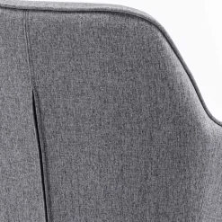 Wohnen Design Tischsessel drehbar in Grau - Fiorenca (2er Set)