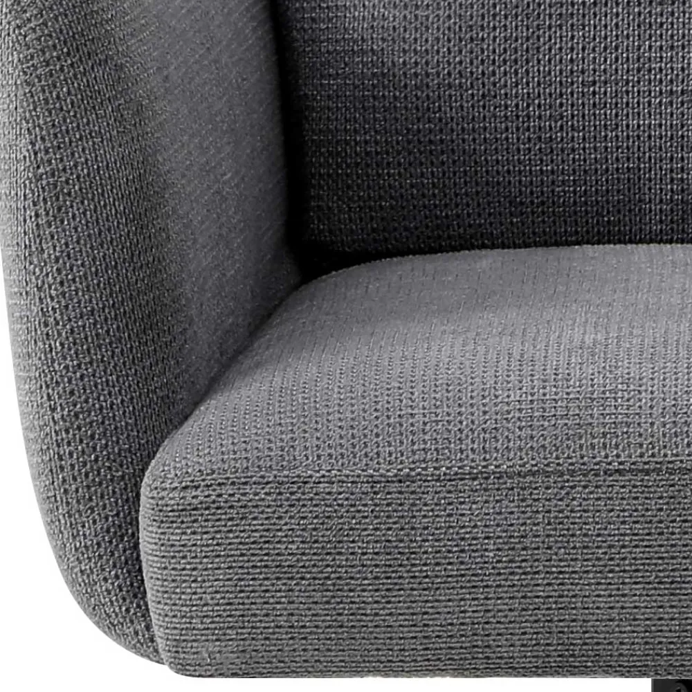 Wohnen Küchenstühle|Esszimmerstühle*Design Tischsessel in Grau - drehbar - Portland S (2er Set)