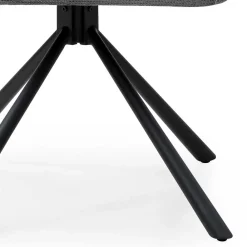 Wohnen Küchenstühle|Esszimmerstühle*Design Tischsessel in Grau - drehbar - Portland S (2er Set)