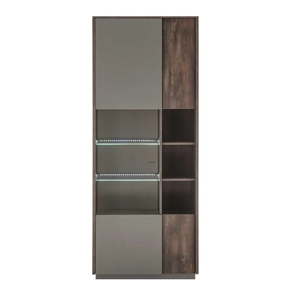 Wohnen Design TV Anbauwand Möbelset - Mundo (vierteilig)