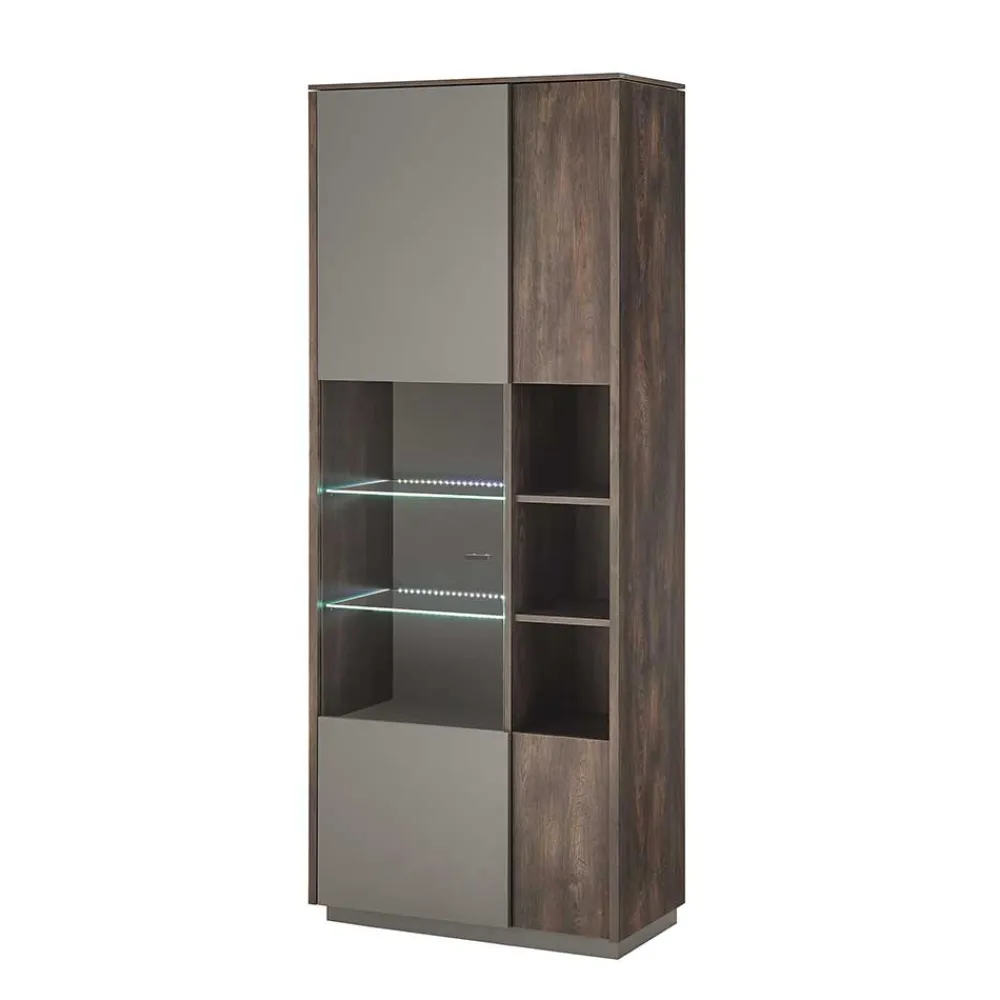 Wohnen Design TV Anbauwand Möbelset - Mundo (vierteilig)