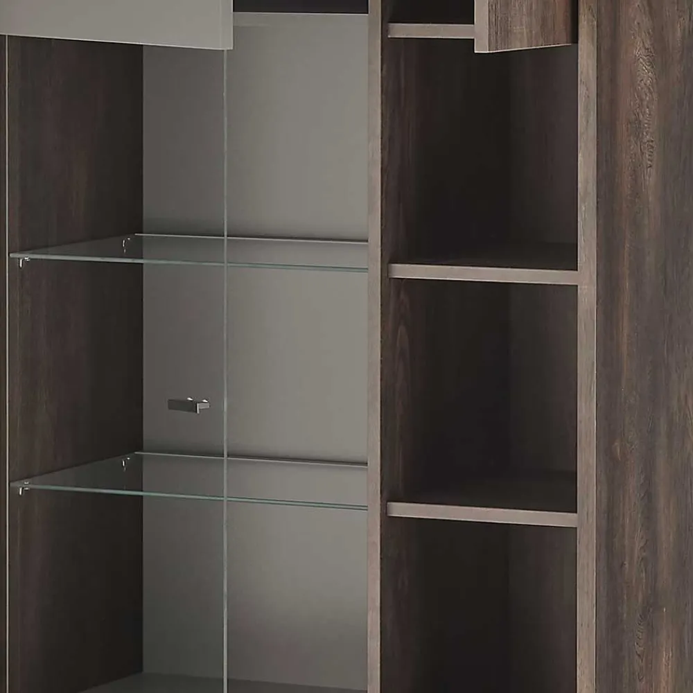 Wohnen Design TV Anbauwand Möbelset - Mundo (vierteilig)