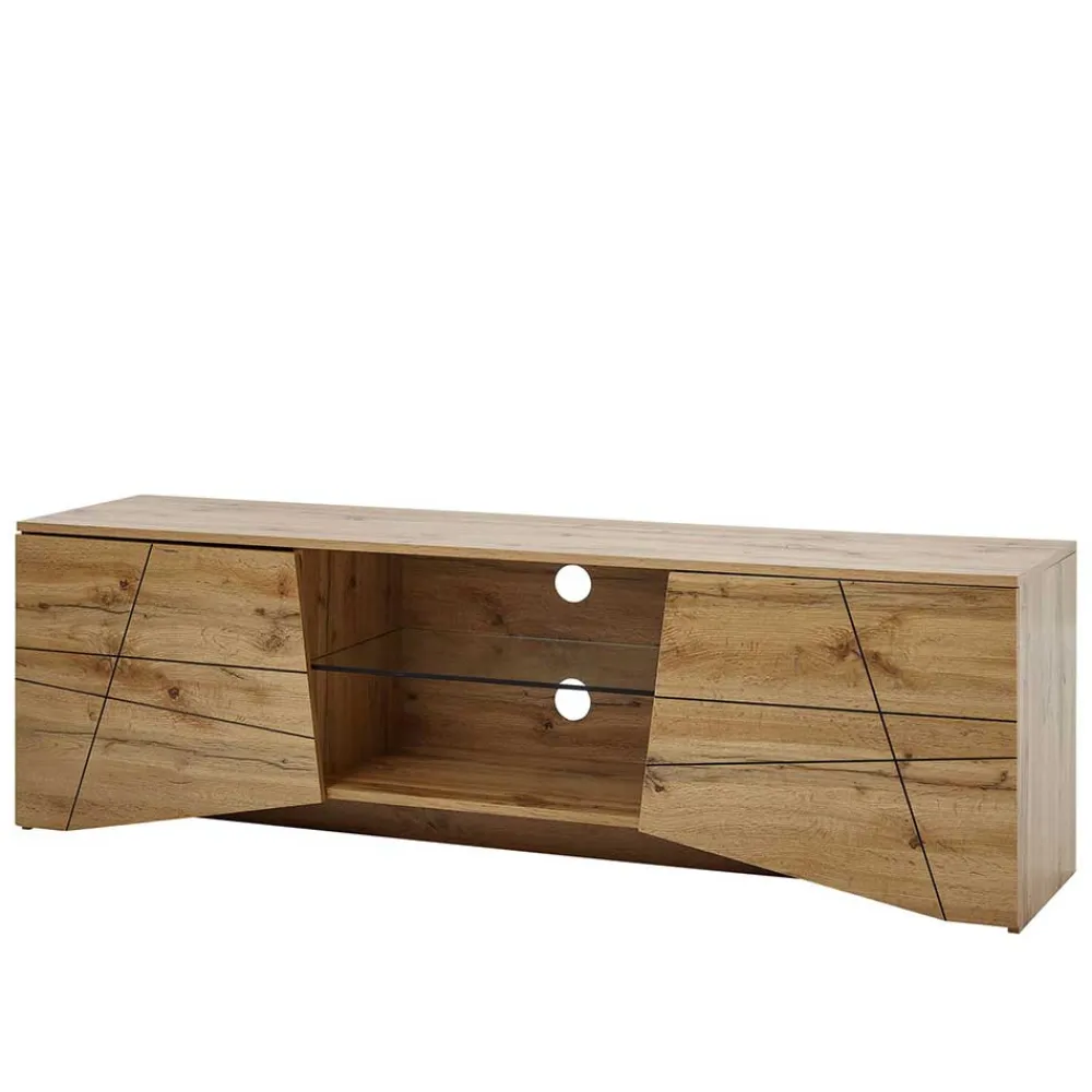 Wohnen Sideboards & Kommoden|Tv & Hifi-Möbel*Design TV Board in Eiche Optik - Senba
