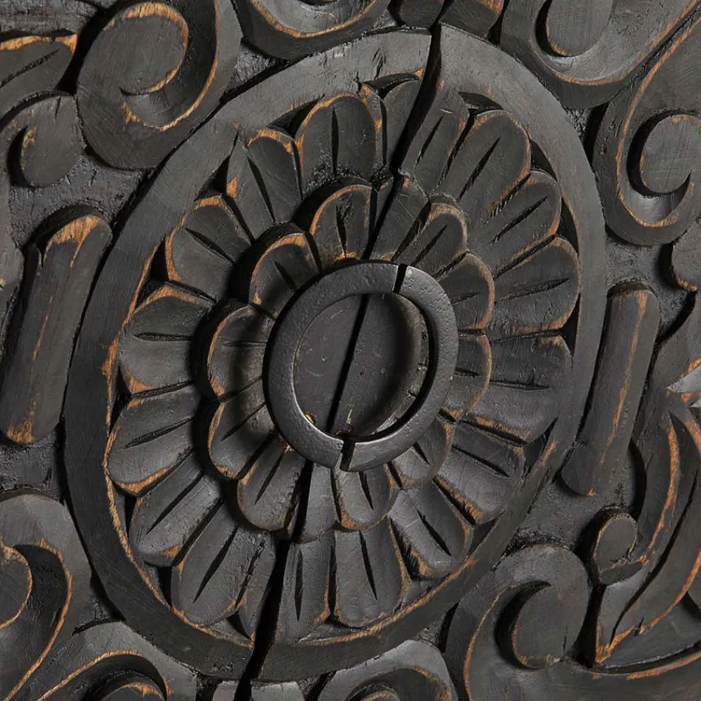 Wohnen Vintage Möbel*Design TV Board mit Schnitzereien Front - Dancer