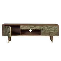 Wohnen Tv & Hifi-Möbel|Tv & Hifi-Möbel*Design TV Kommode aus Mangoholz und Metall - Filurina