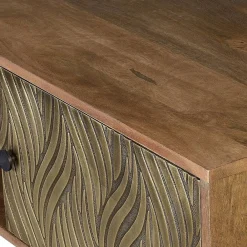 Wohnen Tv & Hifi-Möbel|Tv & Hifi-Möbel*Design TV Kommode aus Mangoholz und Metall - Filurina