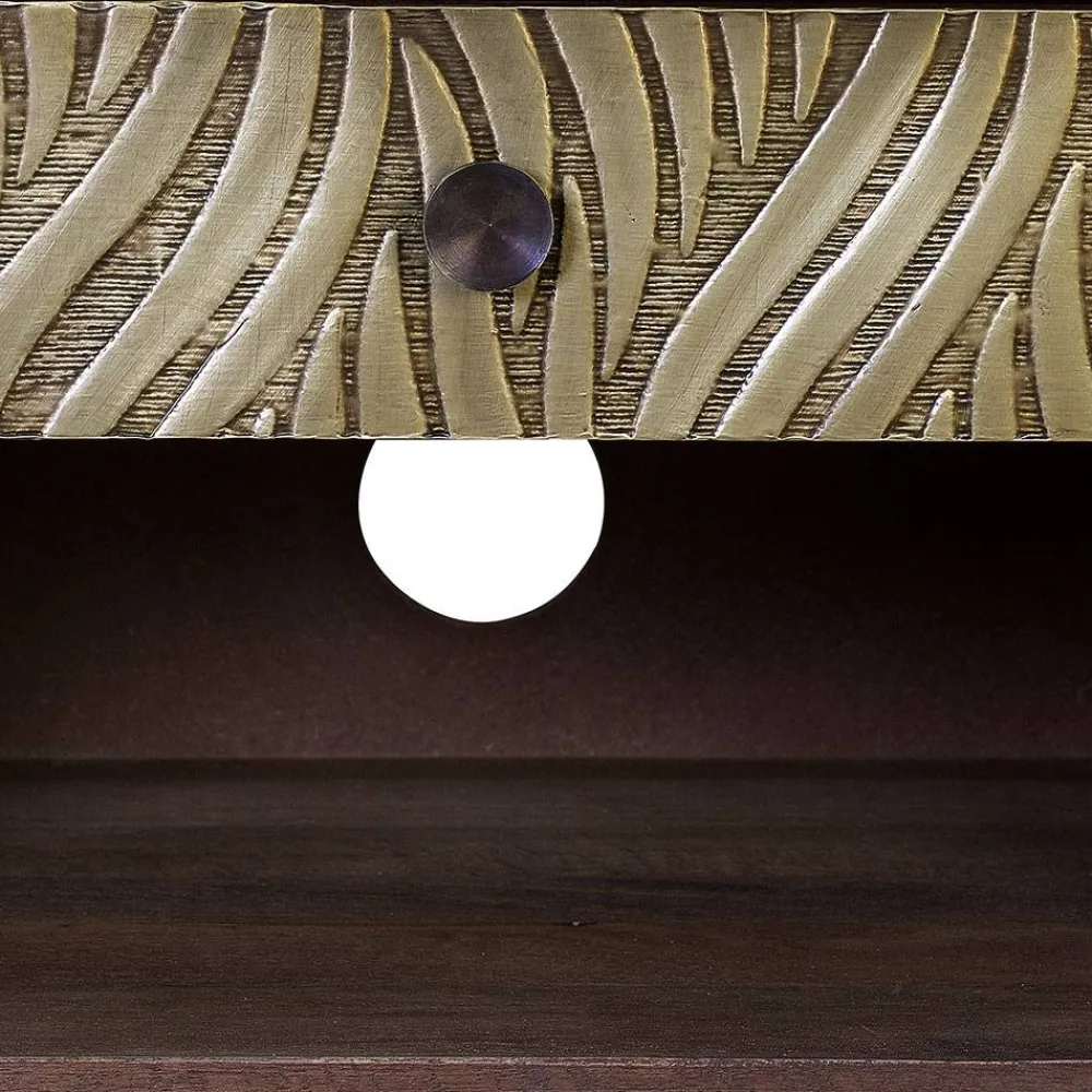 Wohnen Tv & Hifi-Möbel|Tv & Hifi-Möbel*Design TV Kommode aus Mangoholz und Metall - Filurina