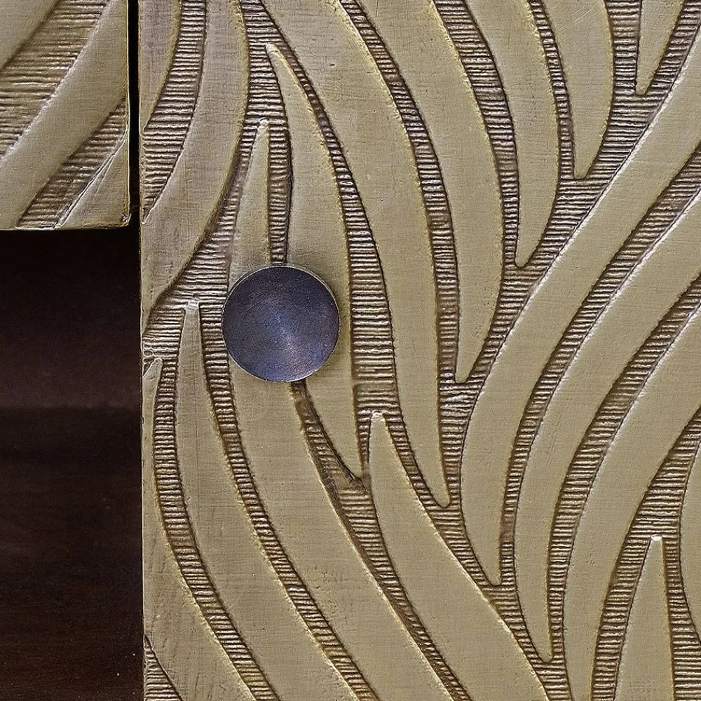 Wohnen Tv & Hifi-Möbel|Tv & Hifi-Möbel*Design TV Kommode aus Mangoholz und Metall - Filurina