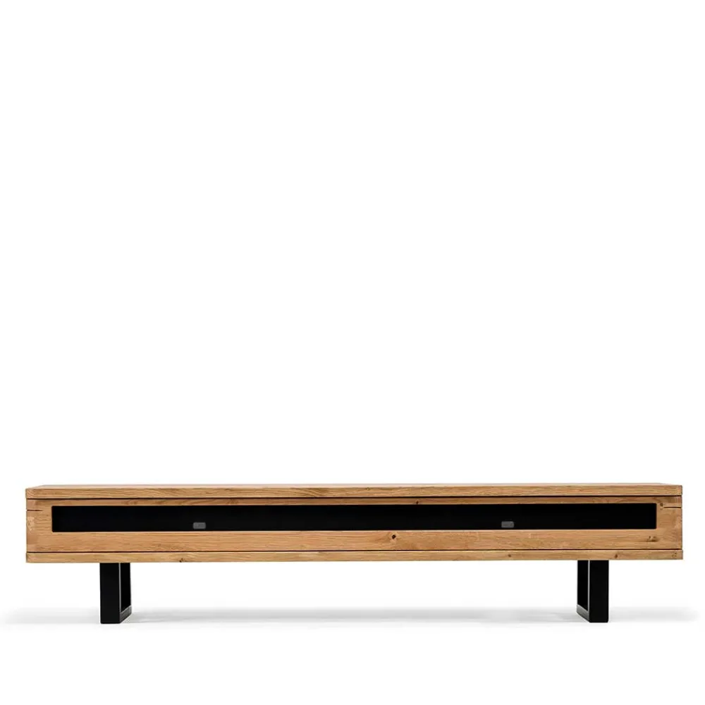 Wohnen Design TV Lowboard aus Eiche gebürstet & geölt - Ventida