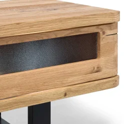 Wohnen Design TV Lowboard aus Eiche gebürstet & geölt - Ventida