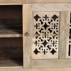 Wohnen Design TV Lowboard aus Mangobaum Massivholz - Valuta