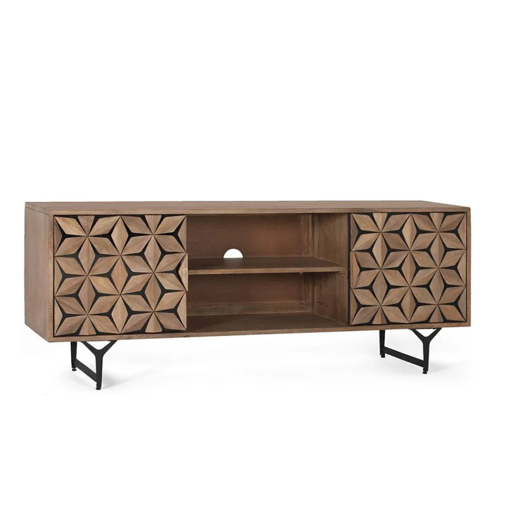 Wohnen Sideboards & Kommoden|Tv & Hifi-Möbel*Design TV Lowboard mit toller Frontgestaltung - Omany