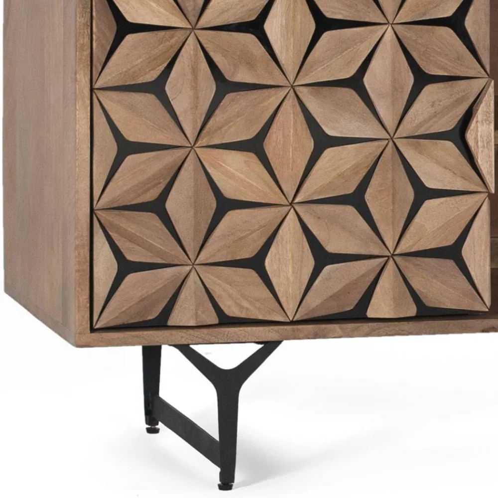 Wohnen Sideboards & Kommoden|Tv & Hifi-Möbel*Design TV Lowboard mit toller Frontgestaltung - Omany