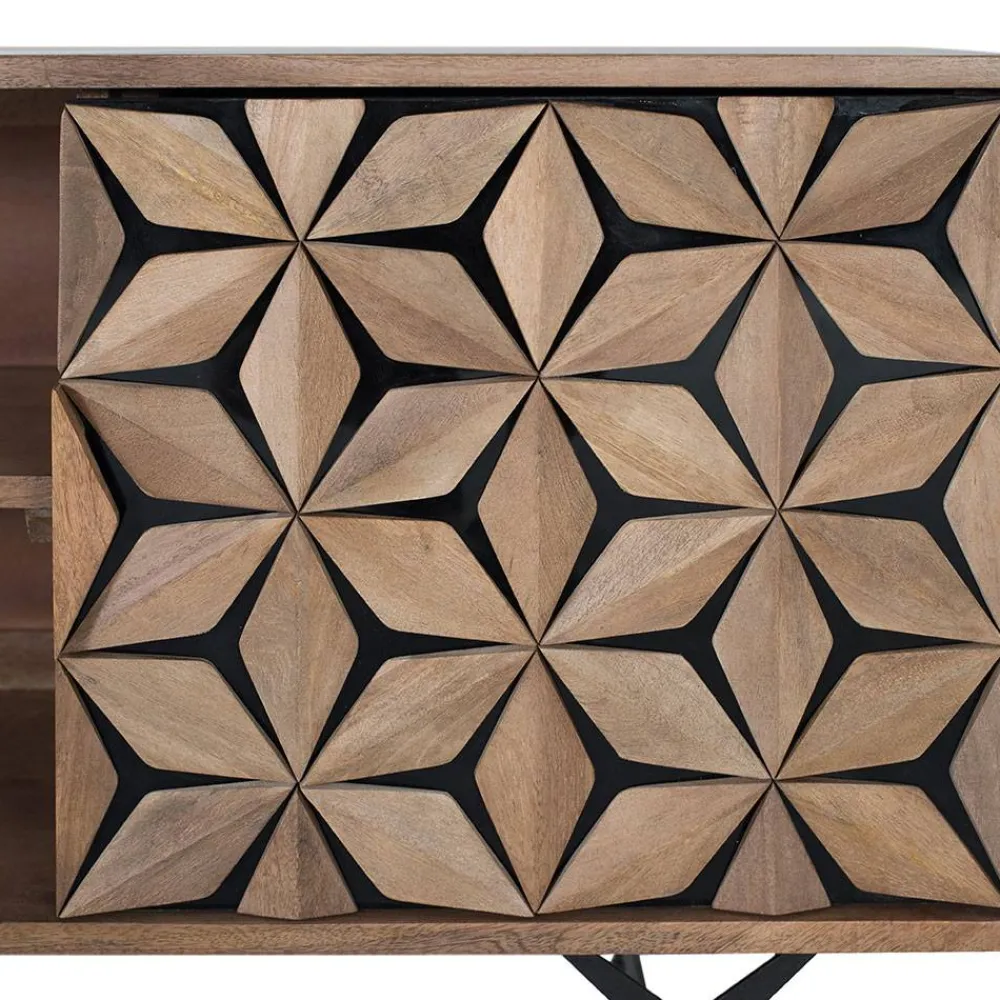 Wohnen Sideboards & Kommoden|Tv & Hifi-Möbel*Design TV Lowboard mit toller Frontgestaltung - Omany