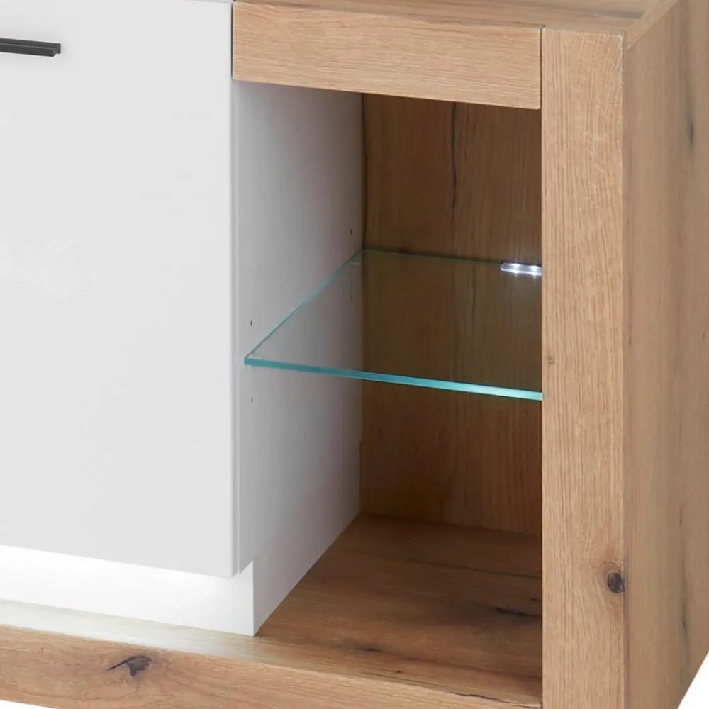 Wohnen Design TV-Lowboard mit vier offenen Fächern - Adejano