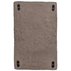 Wohnen Design Wandregal in Grau aus Pappmaschee - Dattilo