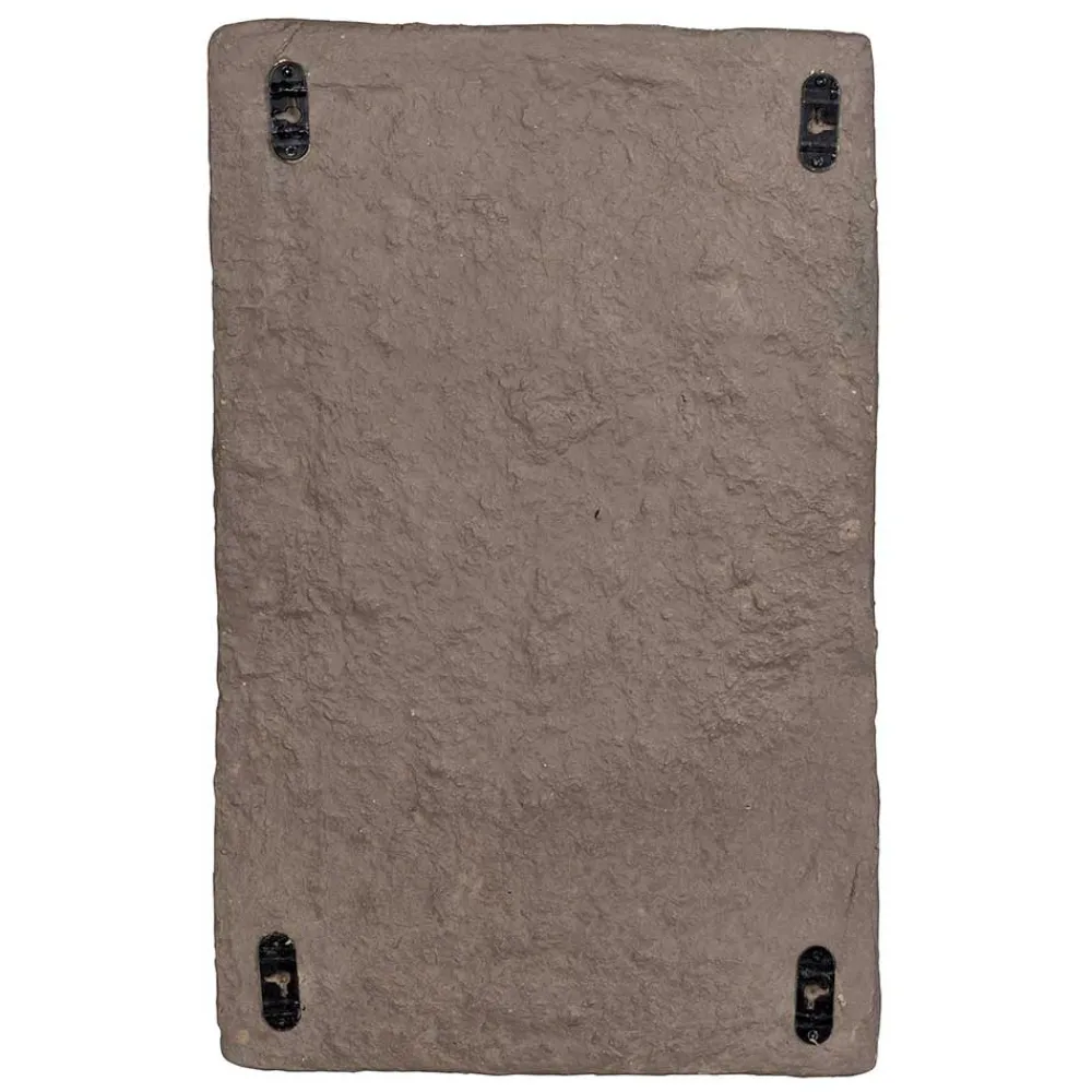 Wohnen Design Wandregal in Grau aus Pappmaschee - Dattilo