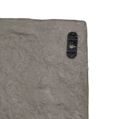 Wohnen Design Wandregal in Grau aus Pappmaschee - Dattilo